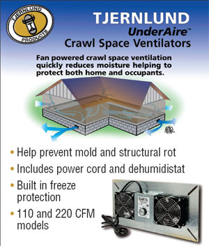 Our New Products : Basement Fans : Room to Room Fan : Crawl Space